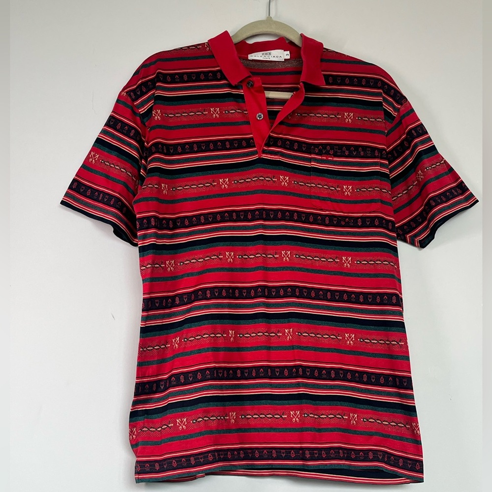 Vintage Balenciaga Paris polo shirt